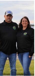 Christina and Steven DeHart, owners of Mosquito Joe of Lake Charles-Lafayette.